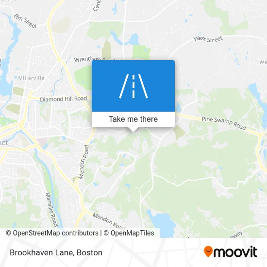 Brookhaven Lane map