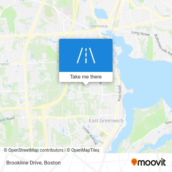 Brookline Drive map
