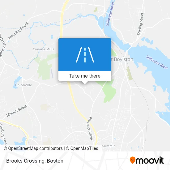 Brooks Crossing map