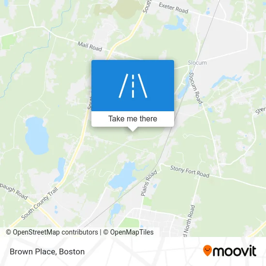 Brown Place map