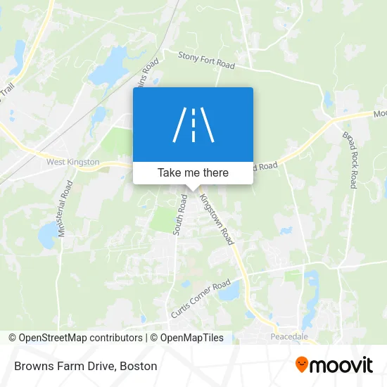 Browns Farm Drive map