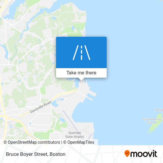 Mapa de Bruce Boyer Street
