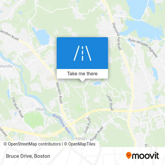 Bruce Drive map