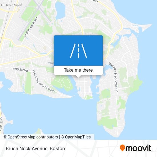 Brush Neck Avenue map