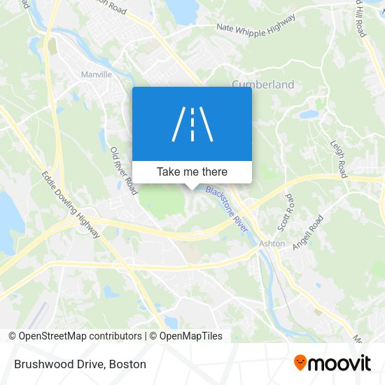 Mapa de Brushwood Drive
