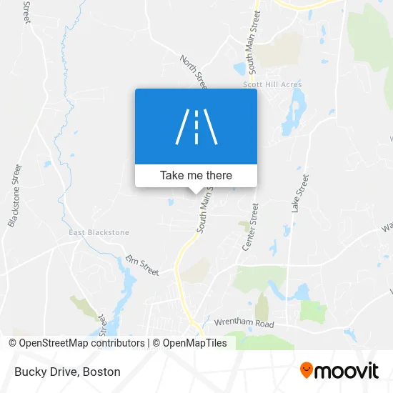 Bucky Drive map