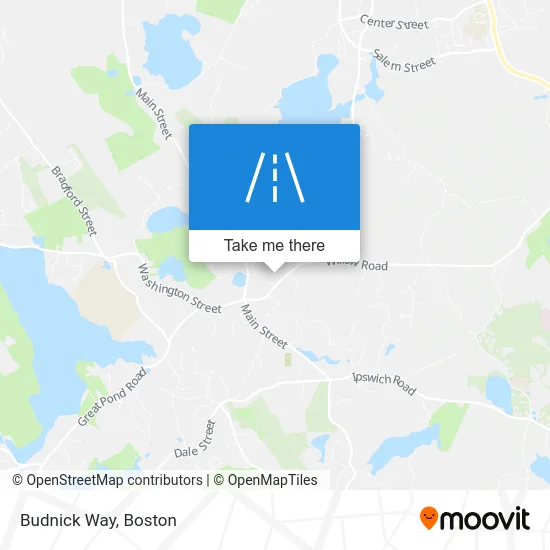 Budnick Way map