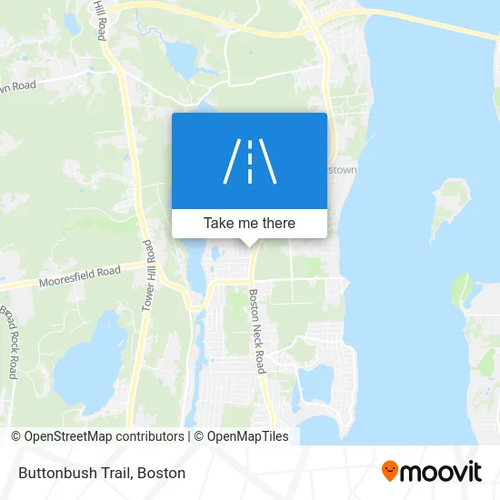 Buttonbush Trail map