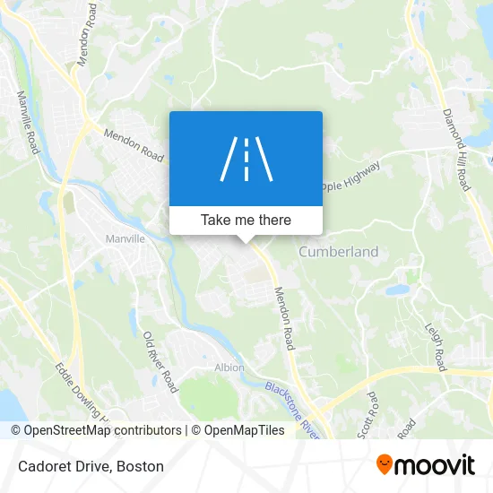 Cadoret Drive map