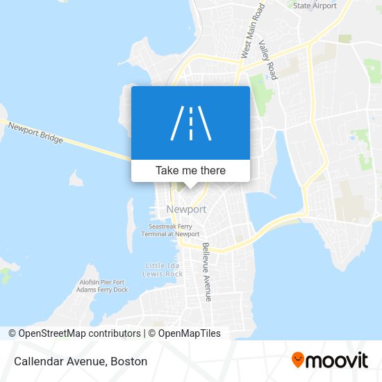 Mapa de Callendar Avenue
