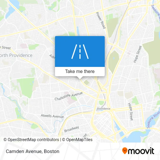 Camden Avenue map