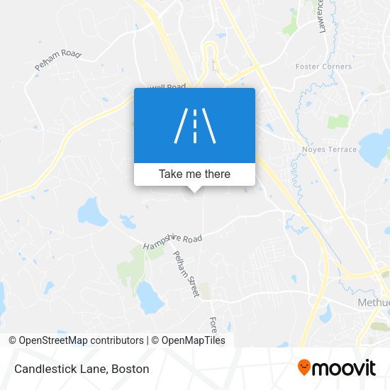 Mapa de Candlestick Lane