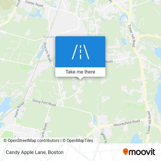Mapa de Candy Apple Lane
