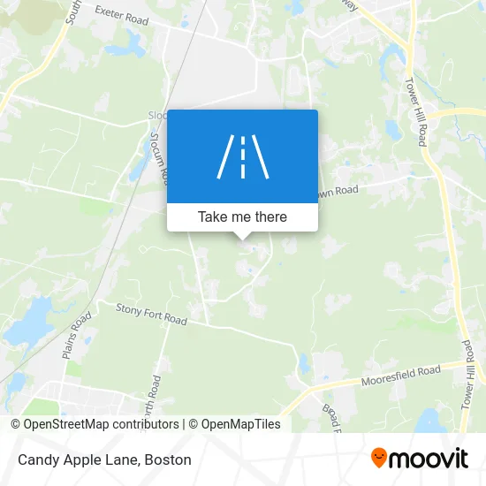 Candy Apple Lane map