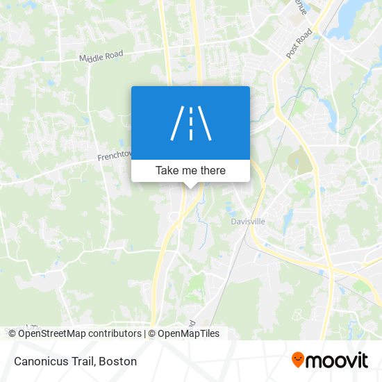 Canonicus Trail map