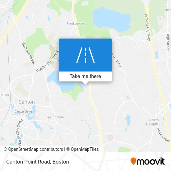 Canton Point Road map