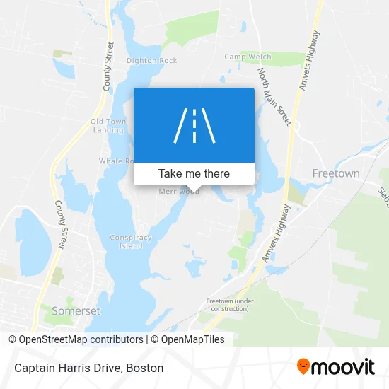Captain Harris Drive map