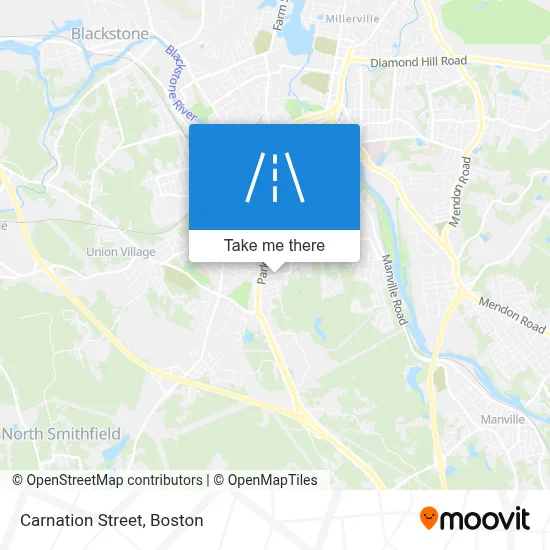 Carnation Street map