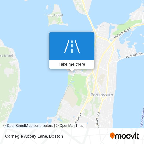 Mapa de Carnegie Abbey Lane