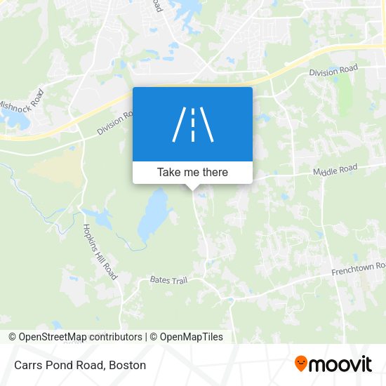 Mapa de Carrs Pond Road