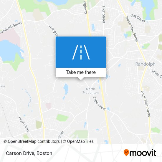 Mapa de Carson Drive