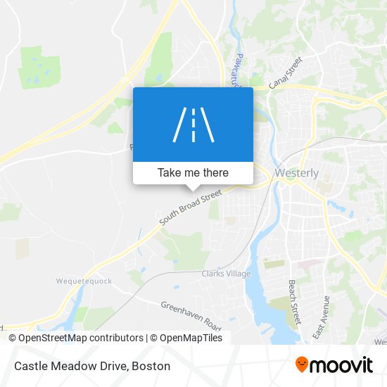Castle Meadow Drive map