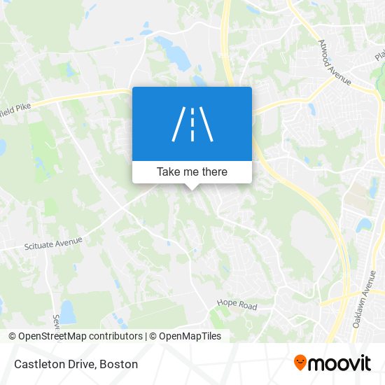 Castleton Drive map