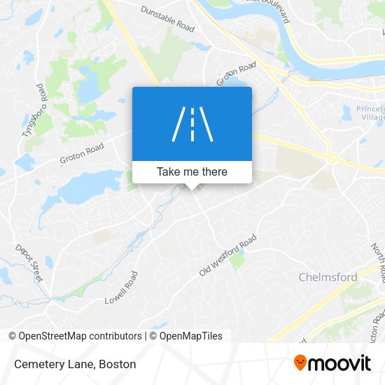 Mapa de Cemetery Lane