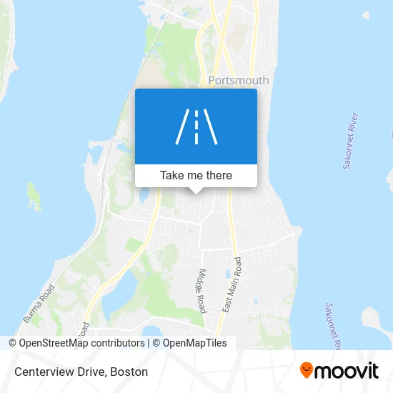 Centerview Drive map