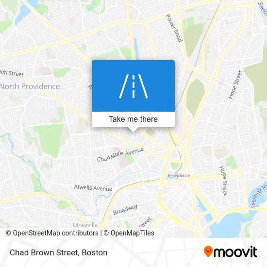 Chad Brown Street map