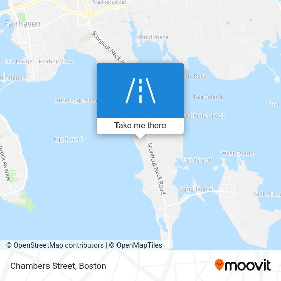 Mapa de Chambers Street