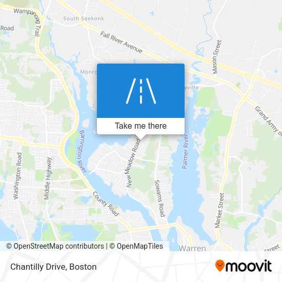 Chantilly Drive map