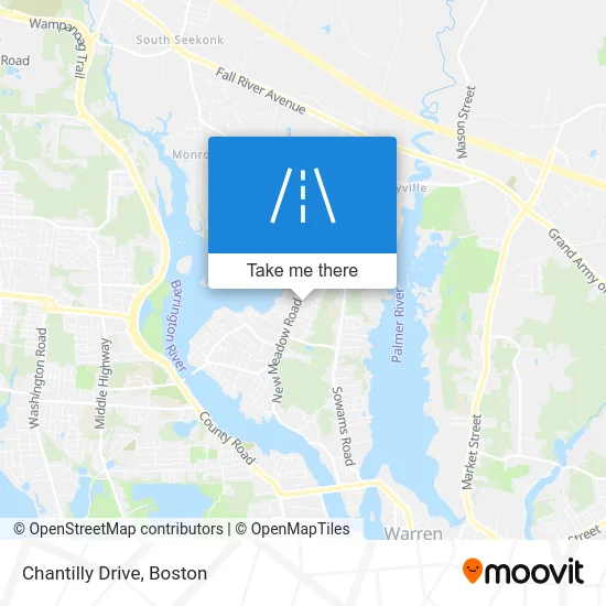 Chantilly Drive map
