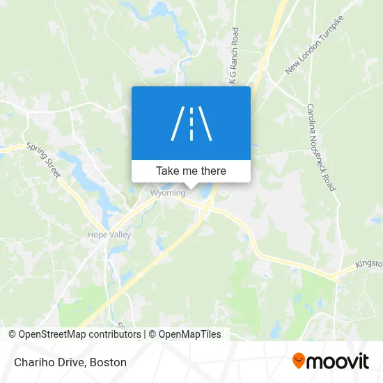 Chariho Drive map