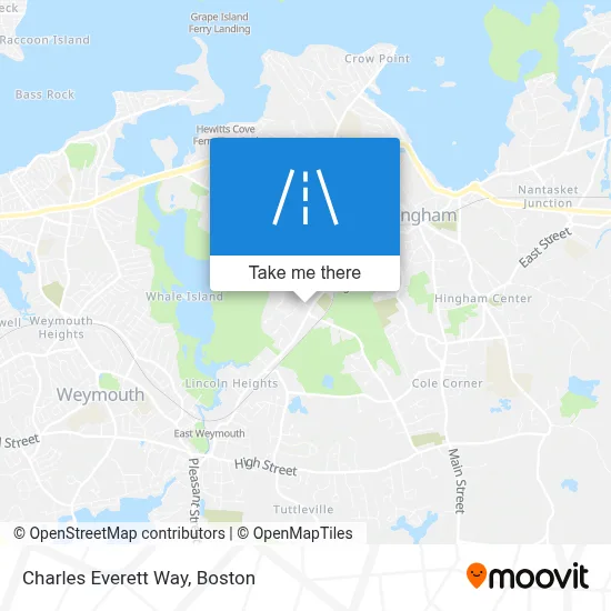 Charles Everett Way map