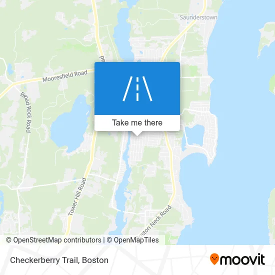 Checkerberry Trail map