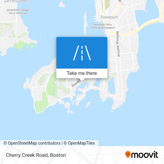 Mapa de Cherry Creek Road