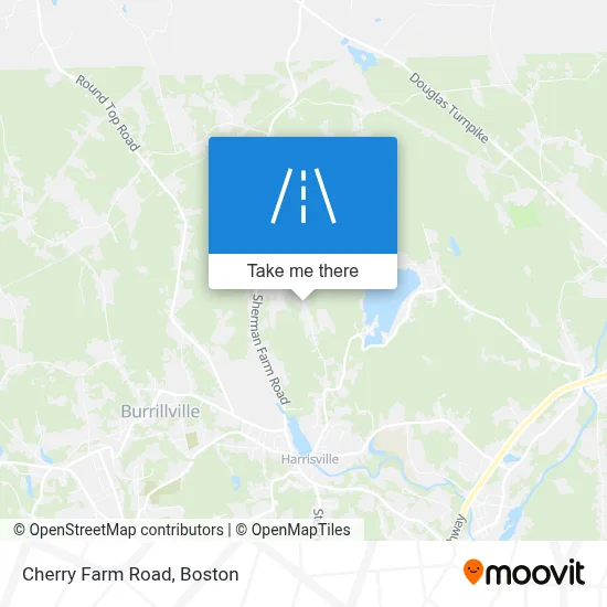 Cherry Farm Road map
