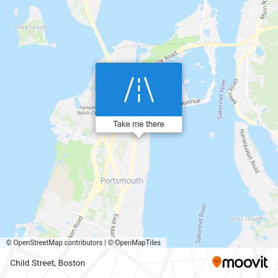 Child Street map