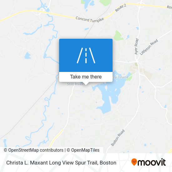 Christa L. Maxant Long View Spur Trail map