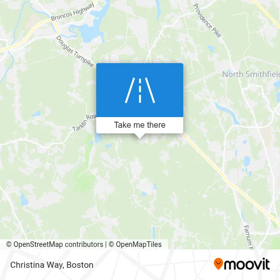 Christina Way map