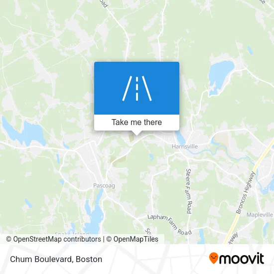 Chum Boulevard map