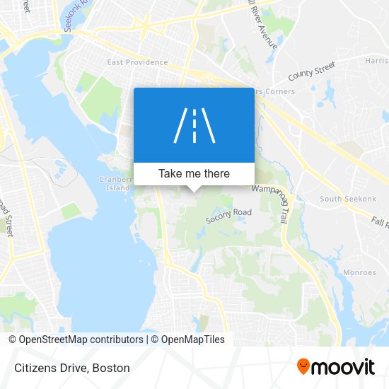 Mapa de Citizens Drive