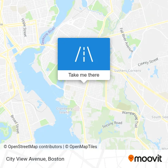 City View Avenue map