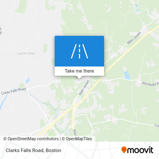 Mapa de Clarks Falls Road