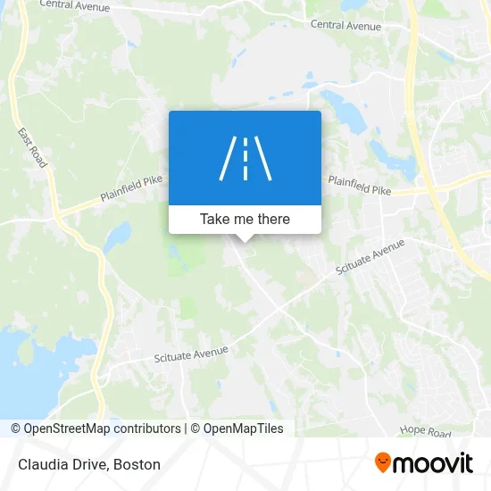 Claudia Drive map