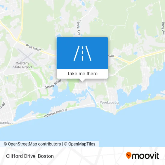 Clifford Drive map