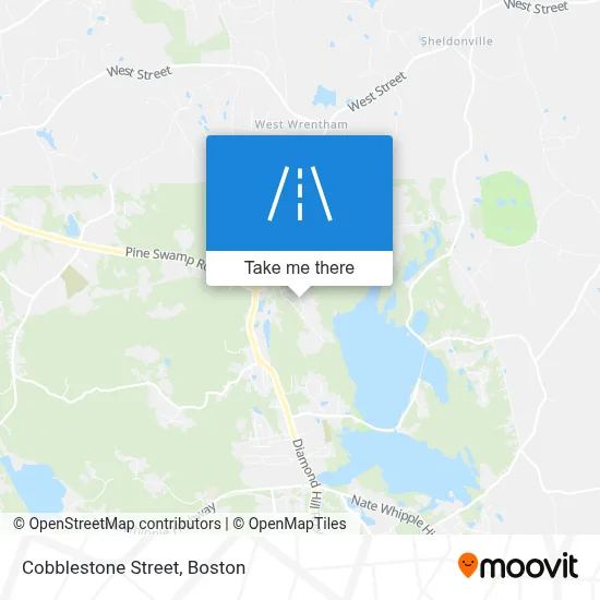 Cobblestone Street map