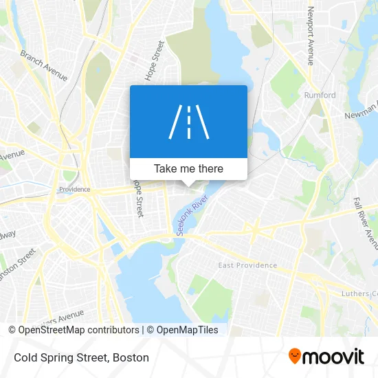 Cold Spring Street map