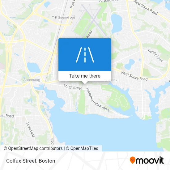 Colfax Street map